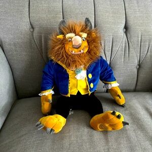 Original Disney Store Beauty and the Beast- Beast Large plush toy doll 24”